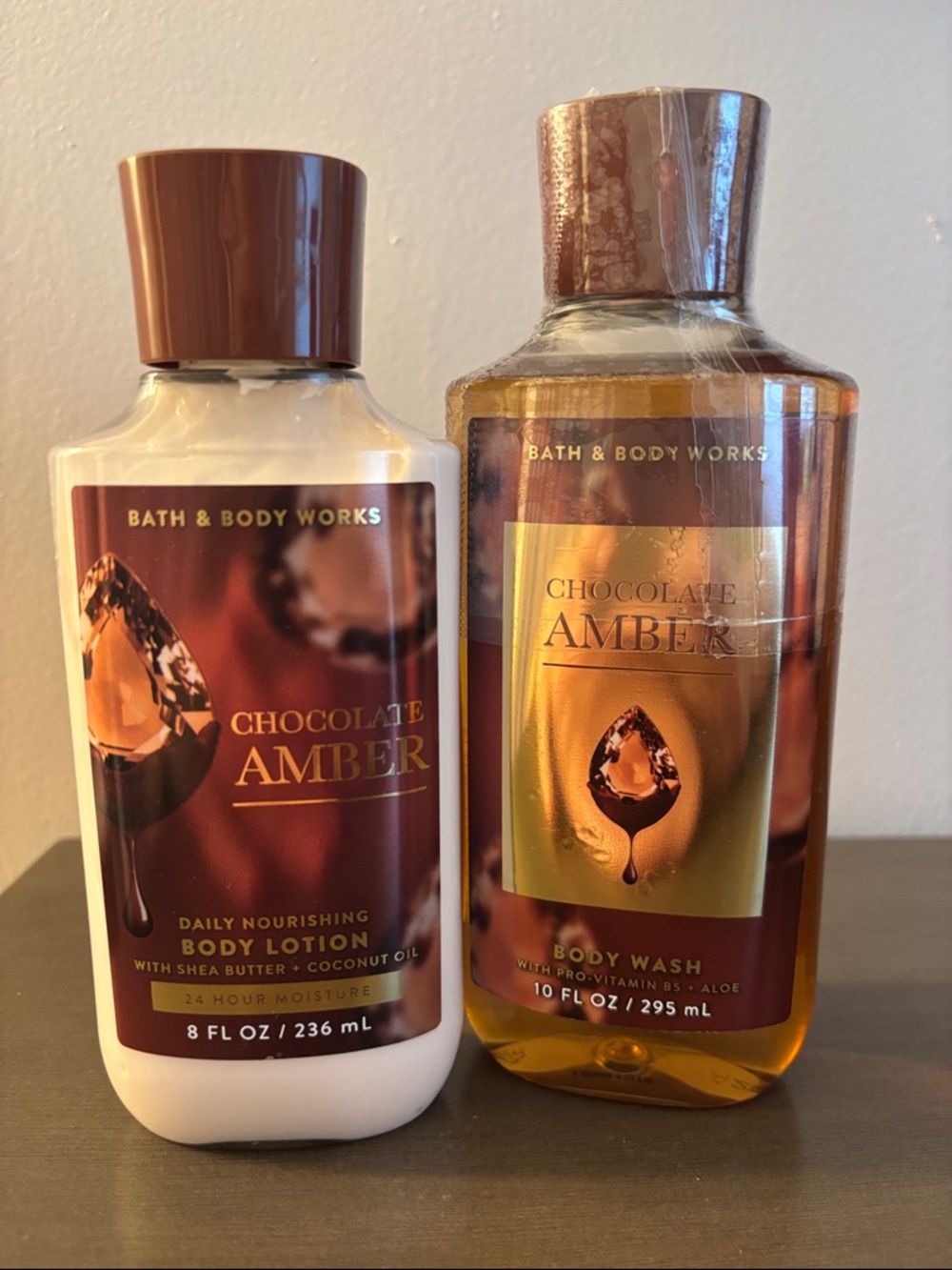🤎 Bath & Body Works Chocolate Amber Body Lotion & Body Wash 🤎